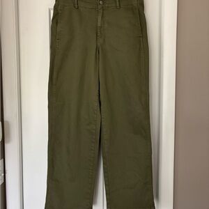 Banana Republic Olive Green Straight Leg Jeans